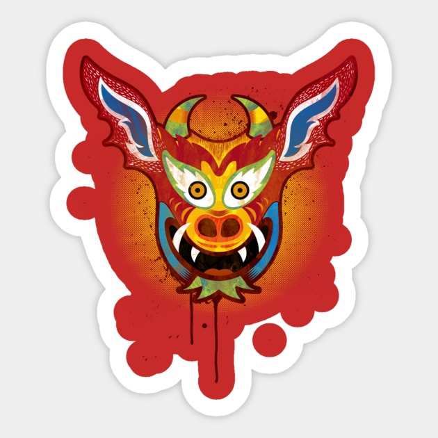 Demon Sticker by erdavid